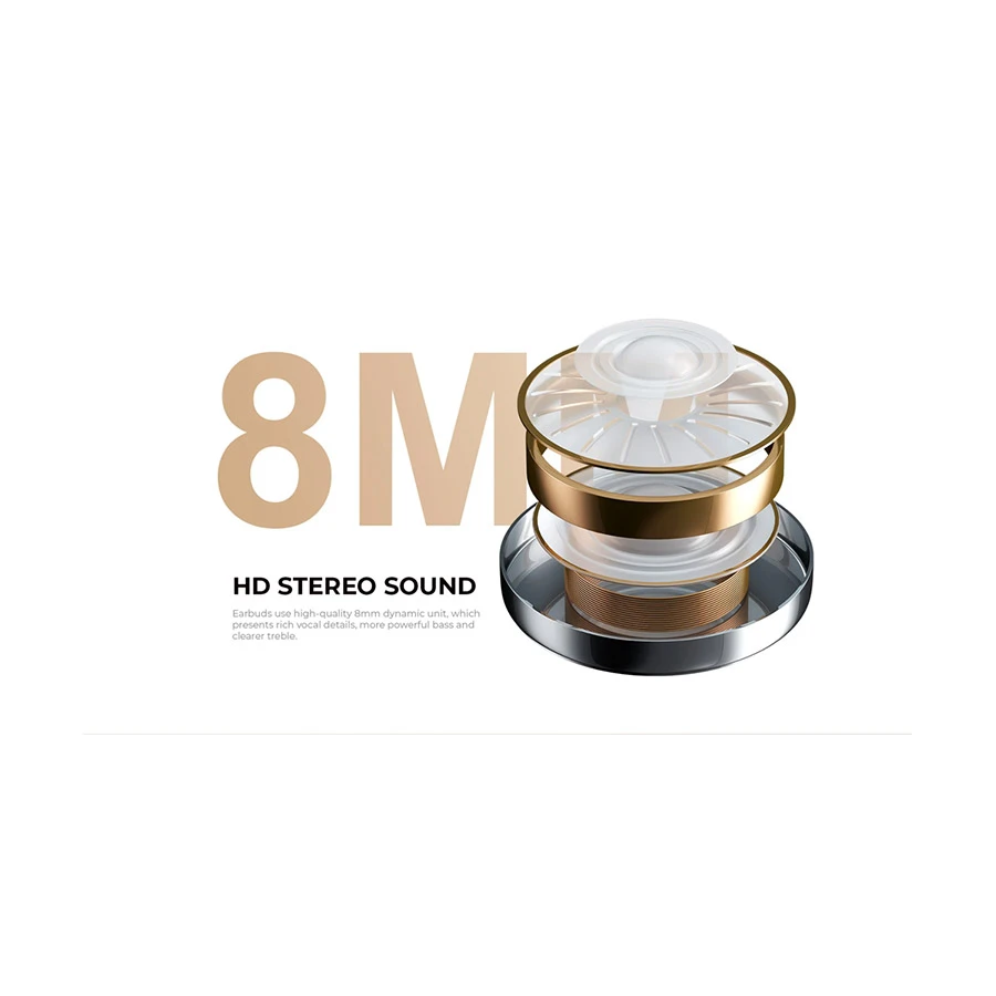 Havit TW969 Black TWS Bluetooth Earbuds