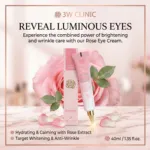 3W Clinic হোয়াইটেনিং অ্যান্টি-রিঙ্কেল রোজ আই ক্রিম 40ml