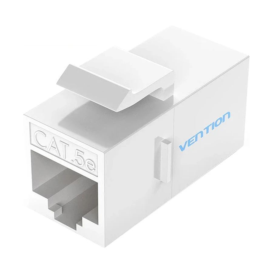 Vention VDD-B11-W Cat-5E UTP Keystone Jack Coupler White (10 Pcs)