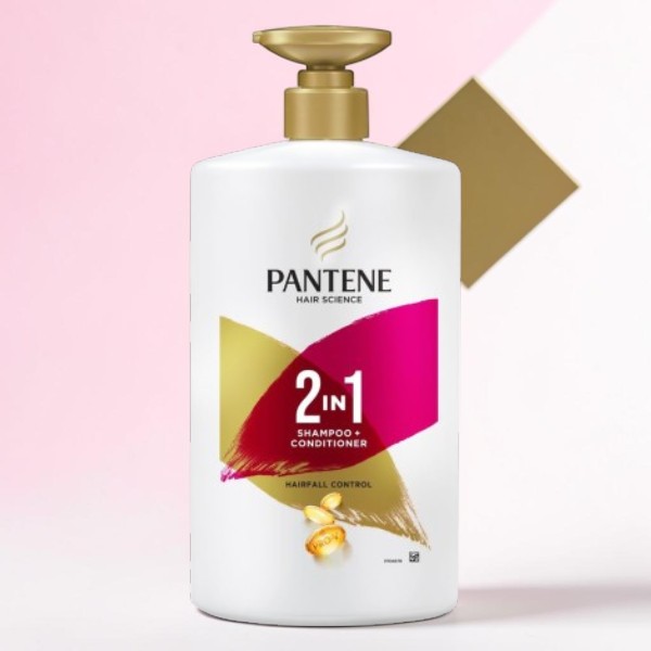 Pantene Hair Science হেয়ারফল কন্ট্রোল 2in1 শ্যাম্পু + কন্ডিশনার 1L