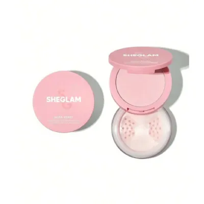 SHEGLAM ইনস্টা-রেডি ফেস অ্যান্ড আন্ডার আই সেটিং পাউডার ডুও - বাবলগাম