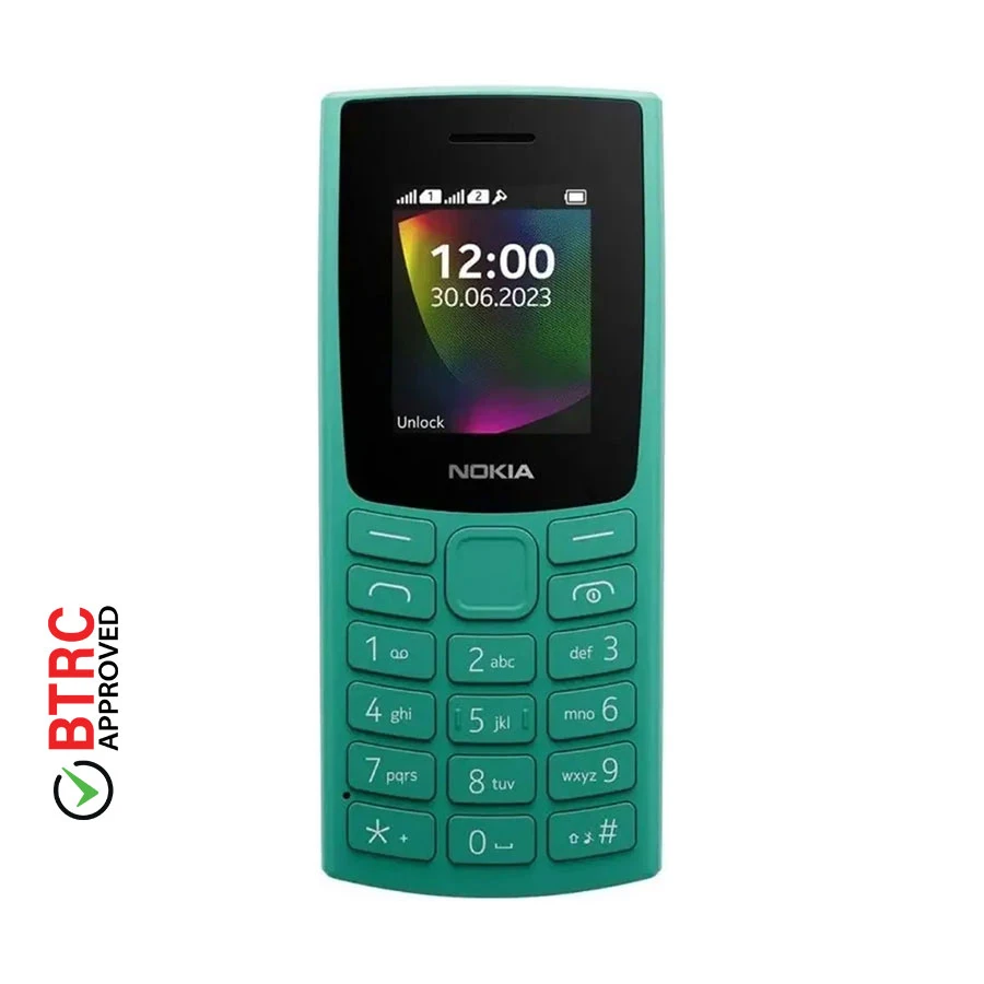 Nokia 106 DS (2023) Emerald Green Feature Phone (Dual Sim)