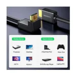 Ugreen HD103 (10172) HDMI মেল টু মেল কেবল 1 মিটার (ব্ল্যাক)