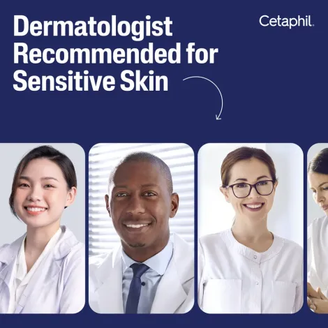 Cetaphil ডেইলি ফেসিয়াল ক্লেনজার, ফ্র্যাগরেন্স-ফ্রি, নরমাল টু অয়েলি স্কিন 437ml