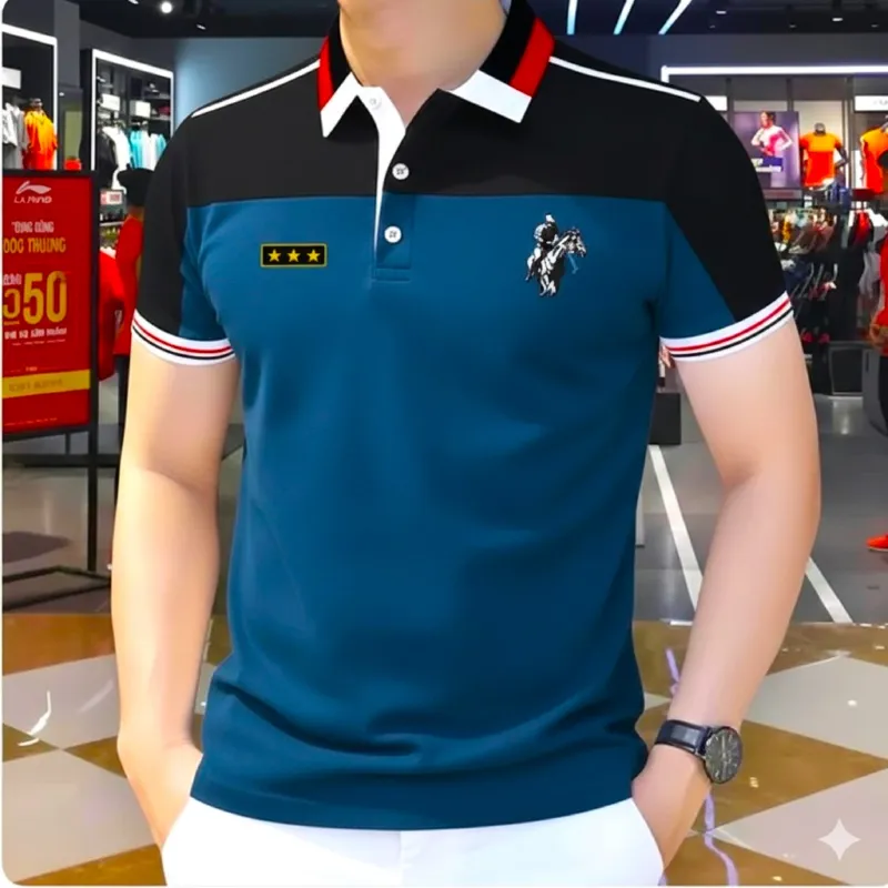 ছেলেদের ক্যাজুয়াল পিকে কটন পোলো, সাইজ M ও XL, 3 রং