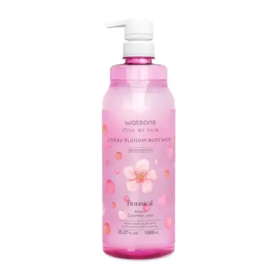 Watsons Botanical Brightening চেরি ব্লসম বডি ওয়াশ 1000ml