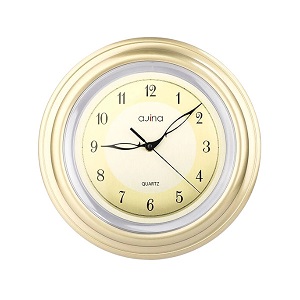 Acme Round Wall Clock Golden