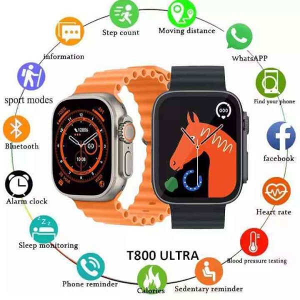 T800 Ultra 1 ও 2 স্মার্টওয়াচ