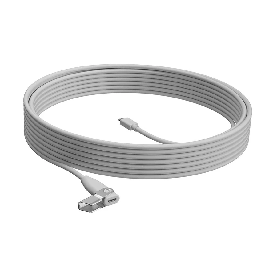Logitech Rally Mic Pod White Extension Cable (10 Meter)