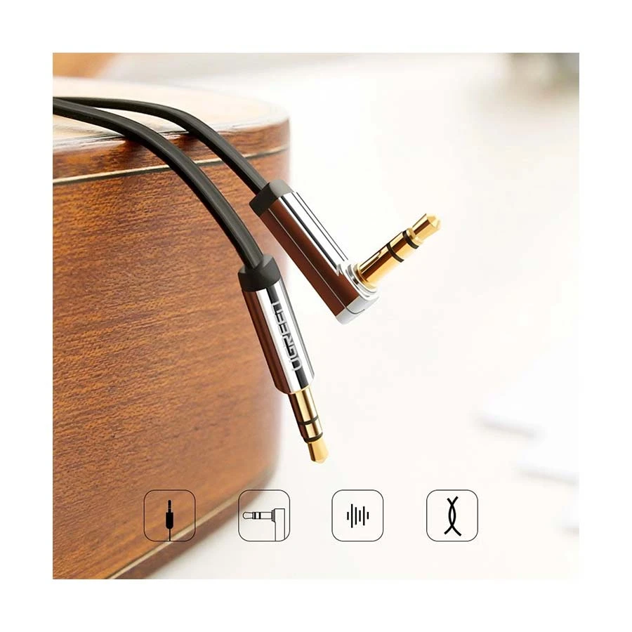 UGREEN AV119 (10728) 3.5mm Male to Male, 3 Meter, Black Audio Cable