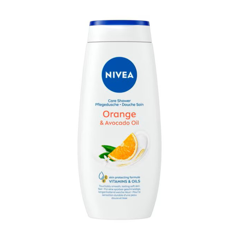 Nivea Cream Orange & Avocado Oil  Care Shower 250ml (Germany)