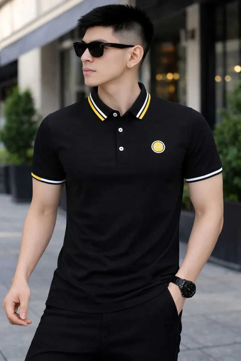 Men's Pure Cotton Polo Shirt, Chest 38 to 44 Inch, 200 GSM