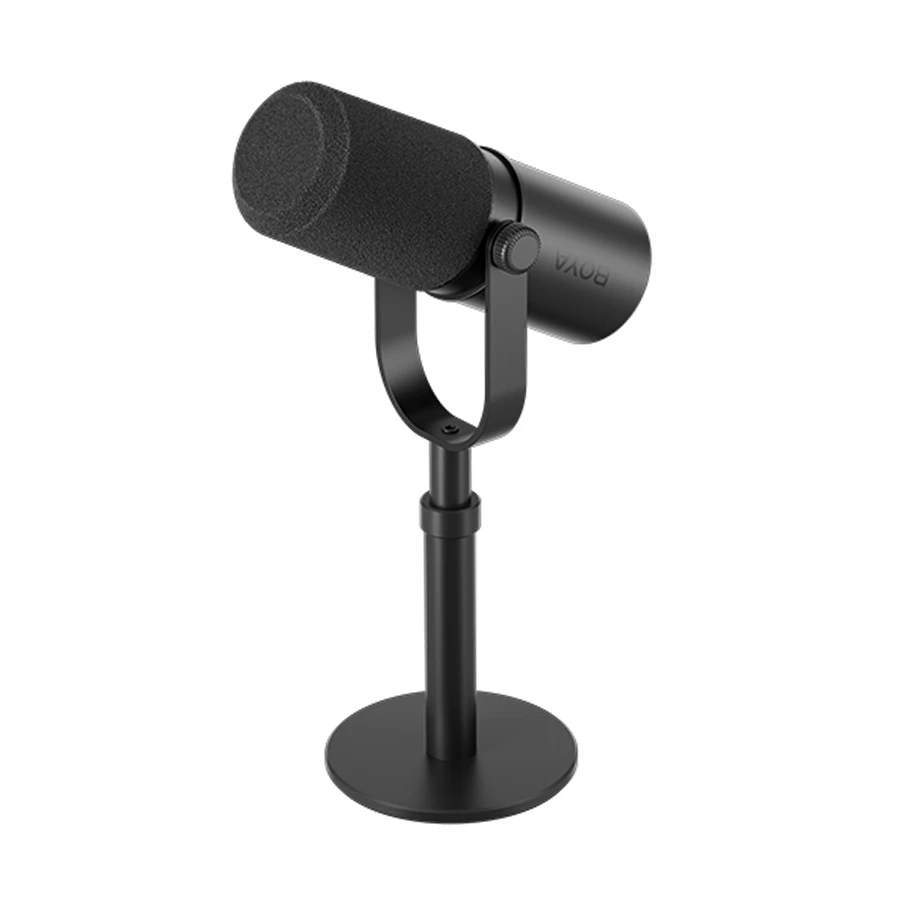 BOYA CastMic P60D USB & XLR Dynamic Microphone with Desktop Stand