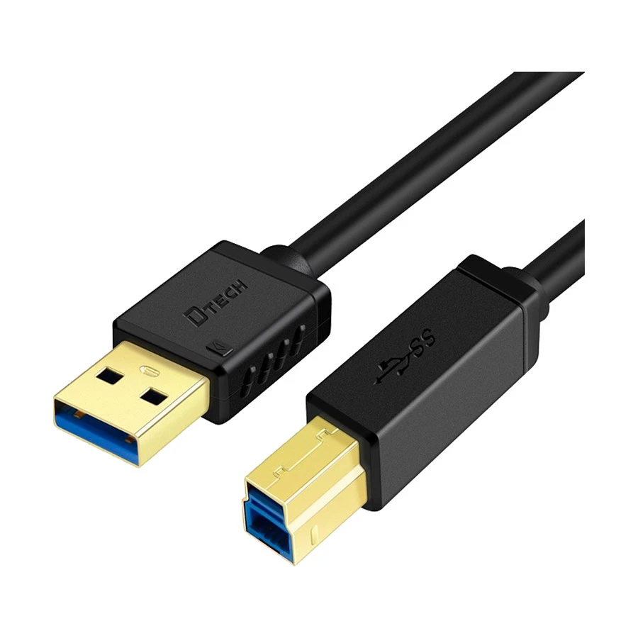 Dtech DT-CU0304 USB Type-A to Type-B Cable 1.5 Meter Black