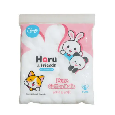 Cherie Safe & Soft Haru And Friends কটন বল 80 পিস