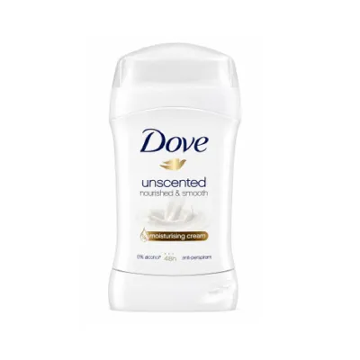 Dove Unscented Nourished & Smooth অ্যান্টিপারস্পিরেন্ট স্টিক 40g