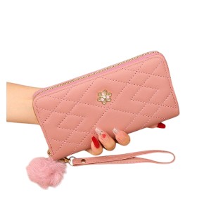 women’s long wallet new simple fashion single zipper large capacity clutch bag ladies