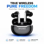 Awei T50 ট্রু ওয়্যারলেস ইয়ারবাডস, 13mm ড্রাইভার