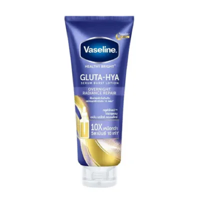 Vaseline Gluta-Hya ওভারনাইট রেডিয়েন্স রিপেয়ার সিরাম বার্স্ট লোশন 300ml
