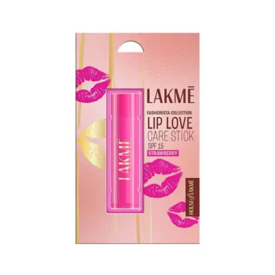 Lakme Lip Love কেয়ার স্টিক SPF15 স্ট্রবেরি 4.5gm