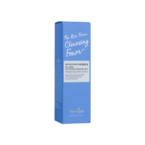Your Vegan The Rice Bran ব্রাইটেনিং ও পোর কন্ট্রোল ক্লিনজিং ফোম 100ml