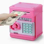 বাচ্চাদের মিনি ATM ব্যাংক, পাসওয়ার্ড সহ