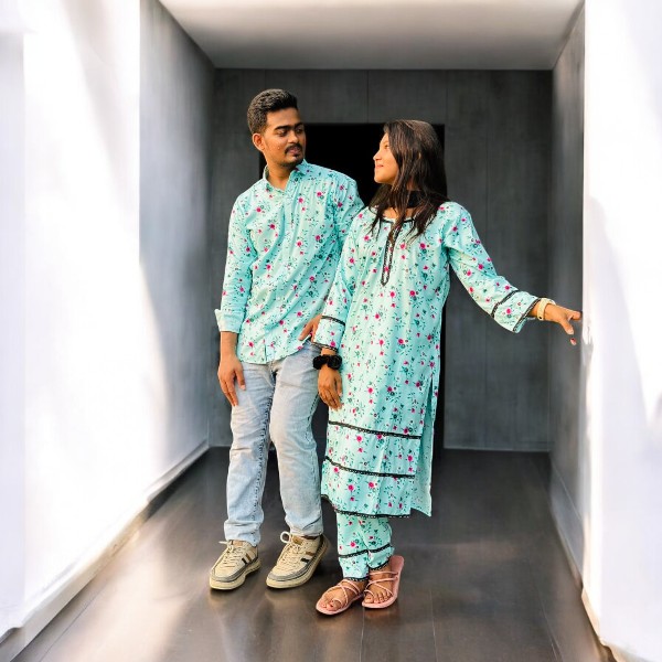 Shirt and Two Piece Couple Set
