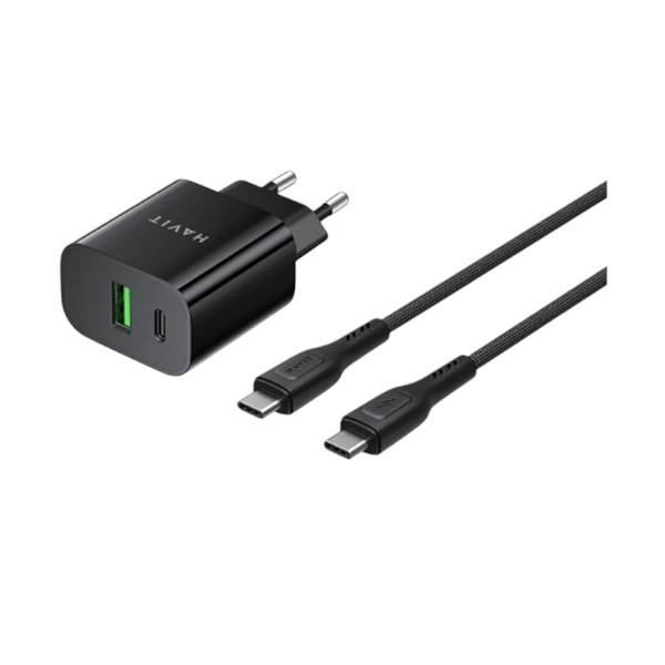 Havit ST926 ইউএসবি ও ইউএসবি-সি 20W চার্জার