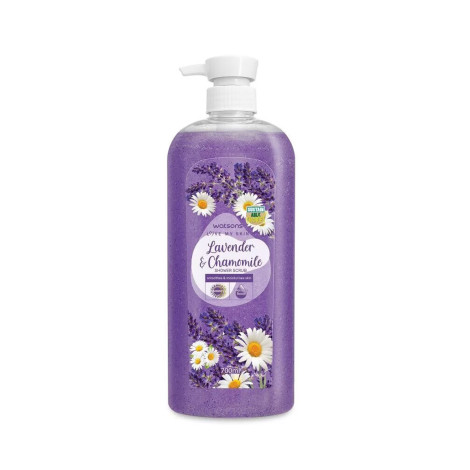 ওয়াটসনস ল্যাভেন্ডার অ্যান্ড ক্যামোমাইল স্মুথস অ্যান্ড ময়েশ্চারাইজেস স্কিন শাওয়ার স্ক্রাব ৭০০ মিলি (Malaysia)