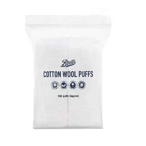 Boots Cotton Wool 100 Puffs (Thailand)