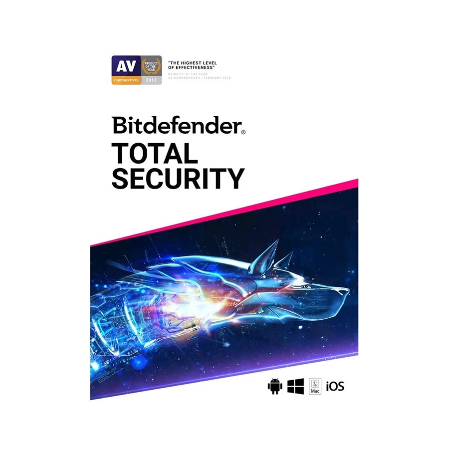 Bitdefender Total Security 1-user 1 year