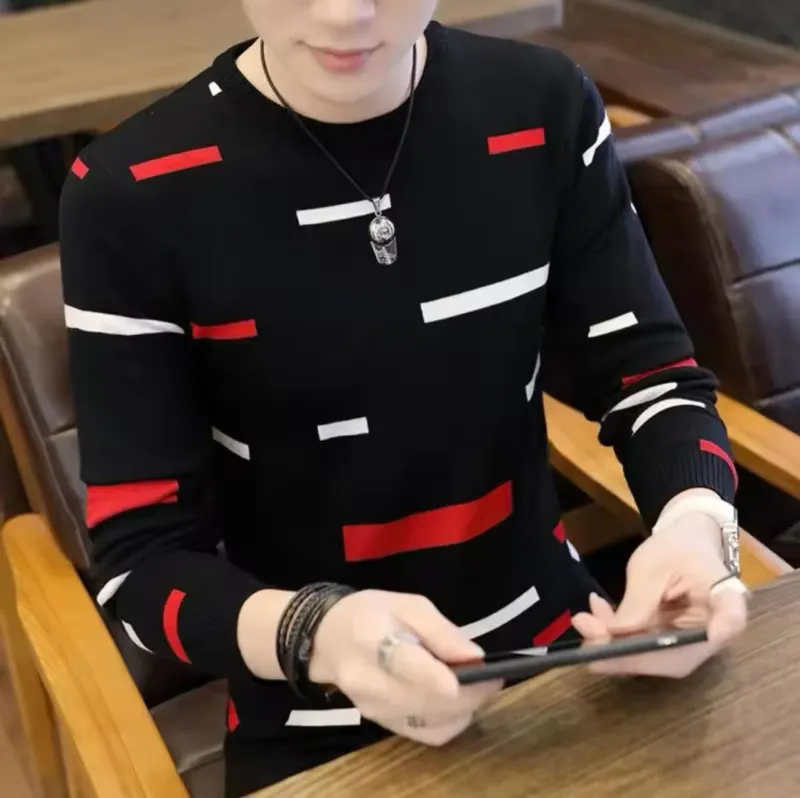 Men's Cotton Long Sleeve T-Shirt, 200 GSM, Sizes M to XL