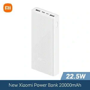 Xiaomi Power Bank Mi 20000mAh 22.5W PD দ্বি-মুখী দ্রুত চার্জিং পাওয়ার ব্যাংক