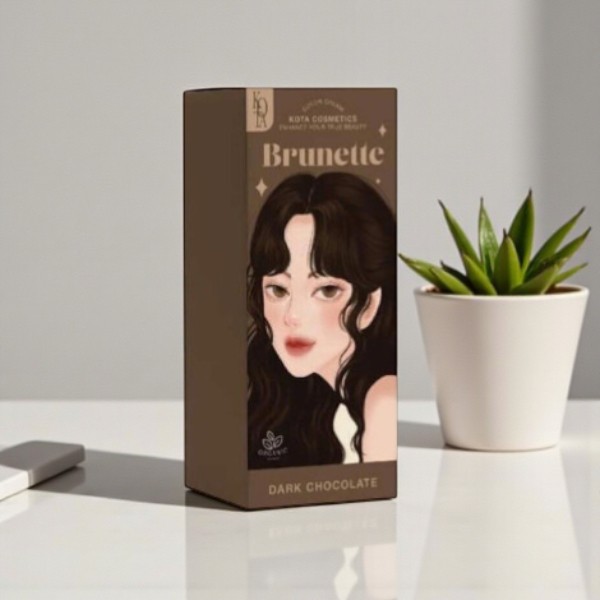 Kota হেয়ার কালার ক্রিম Brunette - Dark Chocolate