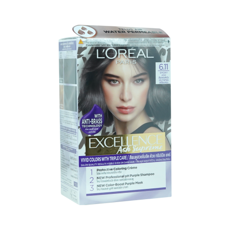 L'Oreal Excellence Ash Supreme হেয়ার কালার 6.11 স্মোকি অ্যাশ