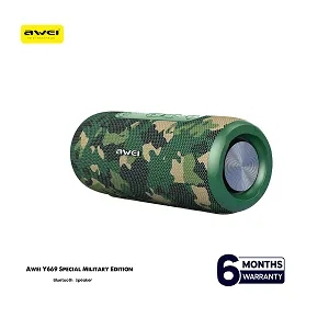 Awei Y669 ব্লুটুথ ওয়াটারপ্রুফ আউটডোর ডুয়াল স্পিকার (31W)