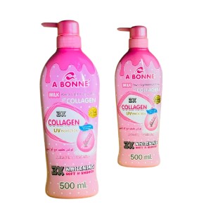 A BONNE HOKKAIDO MILK WHITENING LOTION (500ml) MADE IN THAILAND