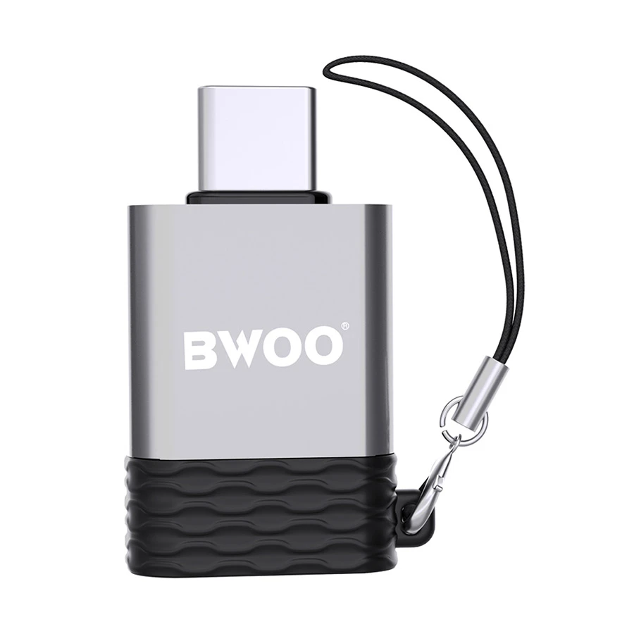 Bwoo BO-BZ35 Type-C Male to USB Female Gray OTG Converter