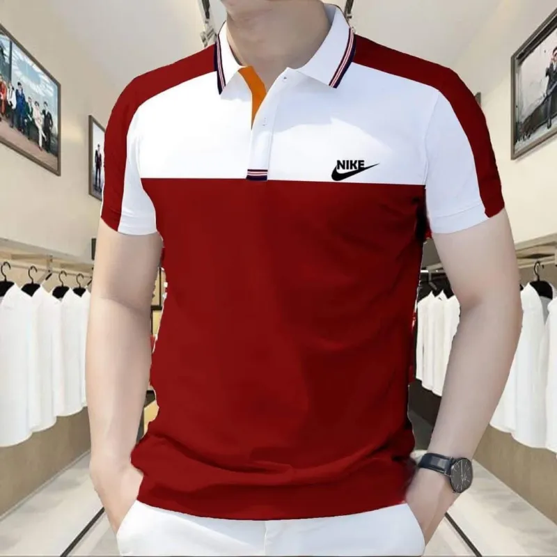 Men's Casual PK Cotton Polo Shirt, 210 GSM, Sizes M and L, 6 Colours