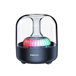 RECCI RSK-W31 LED লাইট অ্যাম্বার ওয়্যারলেস স্পিকার