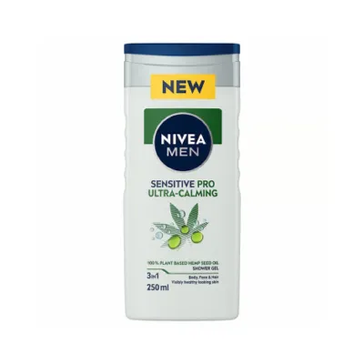 Nivea Men Sensitive Pro Ultra Calming 3in1 Shower Gel 250ml (Germany)