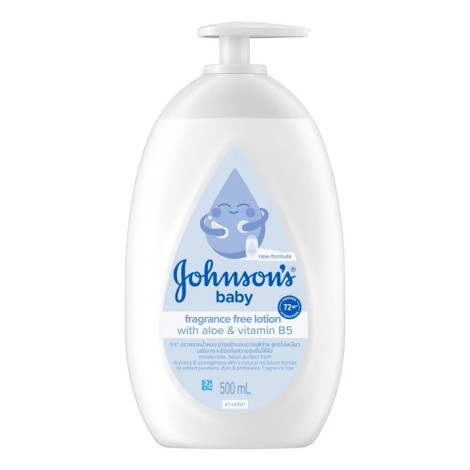 Johnson's Baby Fragrance Free Lotion with Aloe & Vitamin B5 500ml (Malaysia)