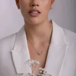 লাভ হার্ট ম্যাগনেটিক পেনডেন্ট চেইন নেকলেস