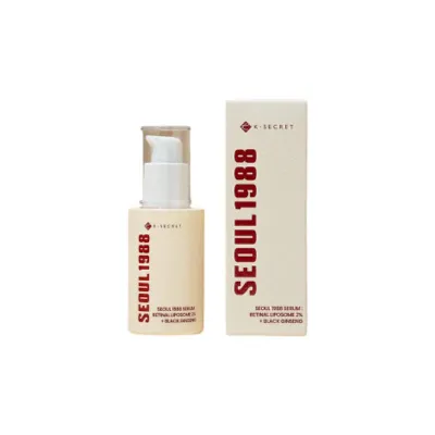 K-Secret Seoul 1988 রেটিনাল লাইপোজোম 2% ও ব্ল্যাক জিনসেং সিরাম 30ml