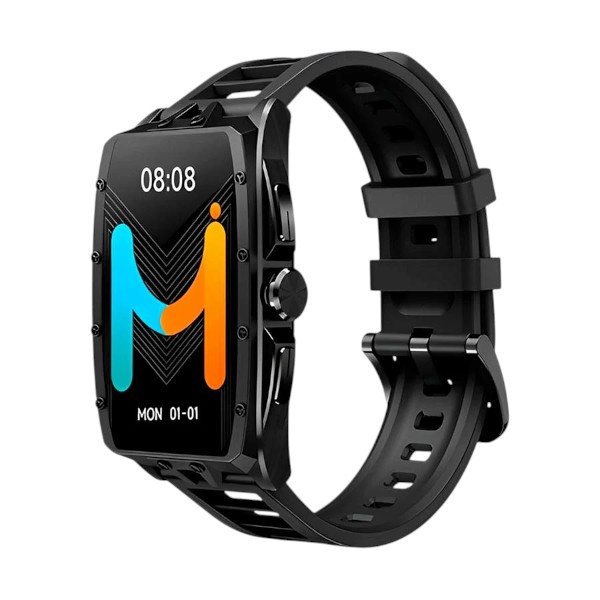 IMILAB IMIKI MB1 AMOLED ডিসপ্লে কালো ব্লুটুথ কলিং স্মার্ট ওয়াচ