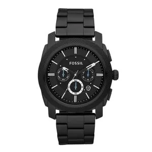 Fossil FS4552 স্টেইনলেস স্টিল ক্রোনোগ্রাফ ছেলেদের ঘড়ি - কালো