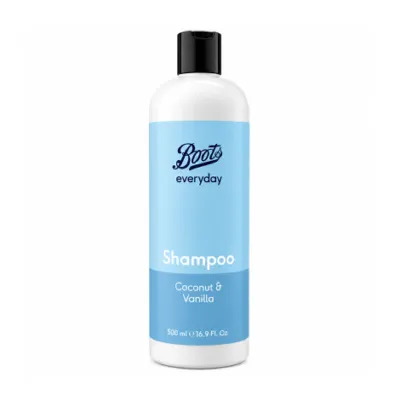 Boots Everyday কোকোনাট ও ভ্যানিলা শ্যাম্পু 500ml