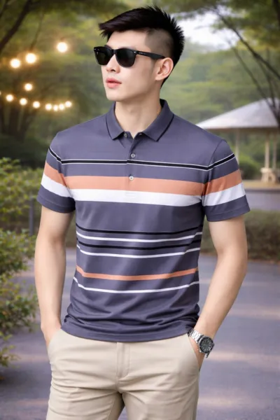 Men's Polyester Polo Shirt, 170 GSM, Sizes M and L