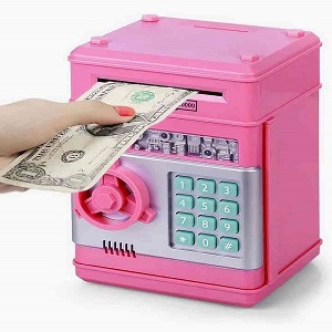 Kids Mini ATM Bank with password