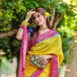 ফাগুন স্পেশাল ডিজিটাল প্রিন্ট শাড়ি